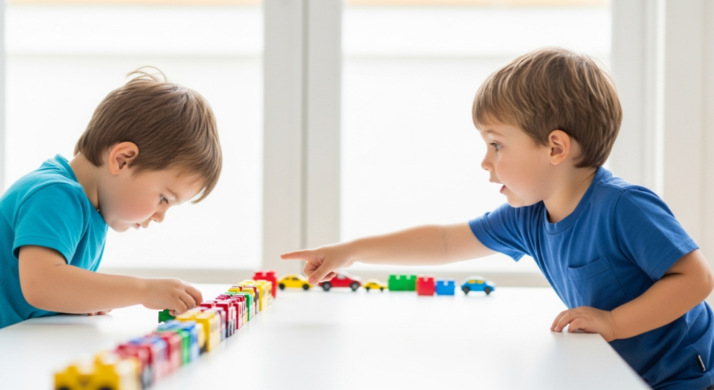 Melatih Anak Autis Berbagi Mainan dengan Teman