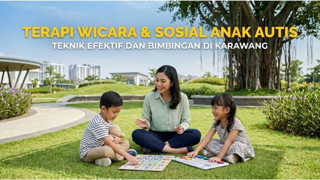 Pusat wicara autis terapi paling efektif di Karawang
