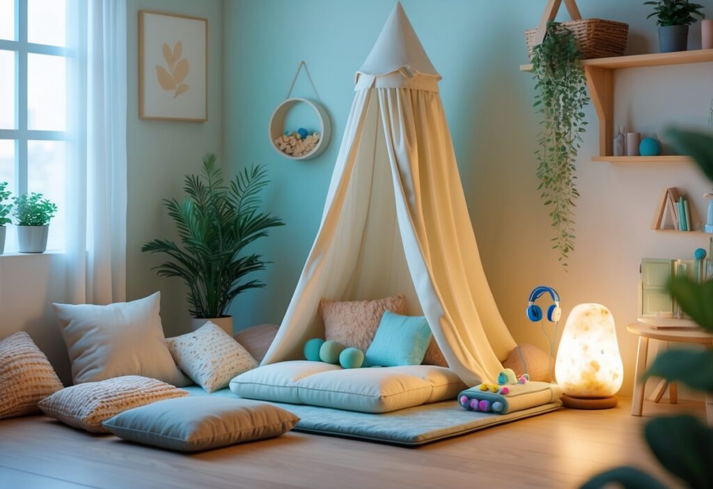 cara meminimalkan gema suara di kamar anak autis