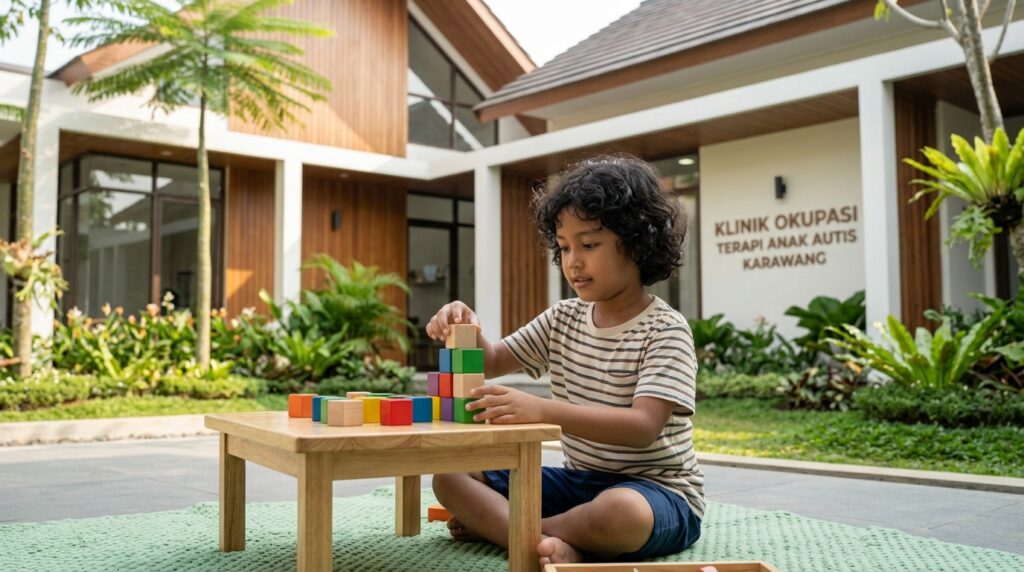 Klinik okupasi terapi anak autis di Karawang
