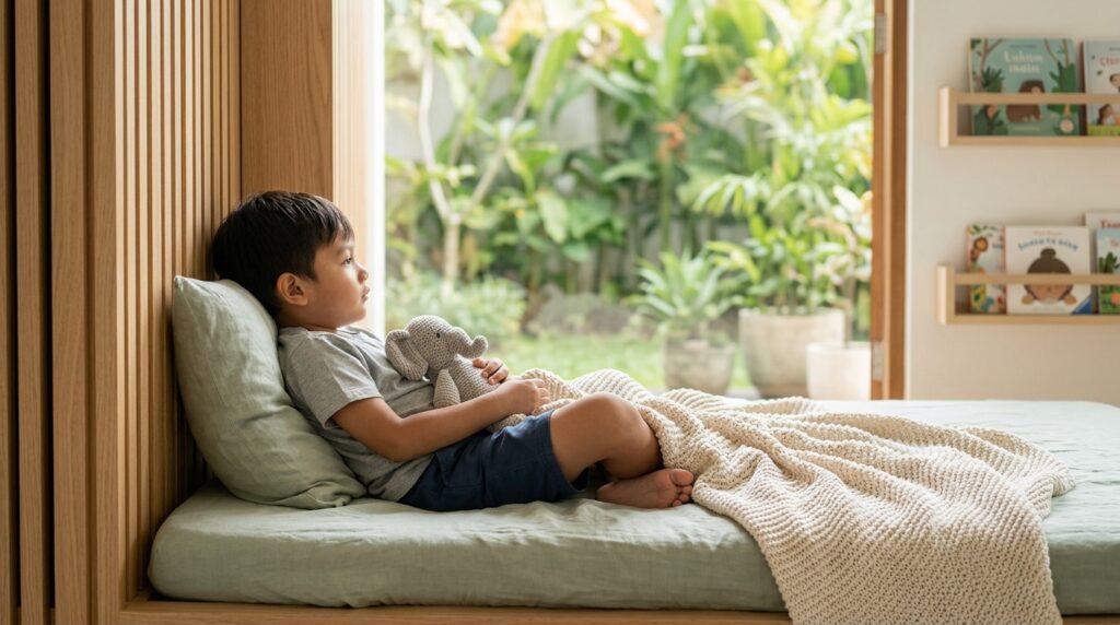 cara menghadapi anak autis yang sulit tidur siang