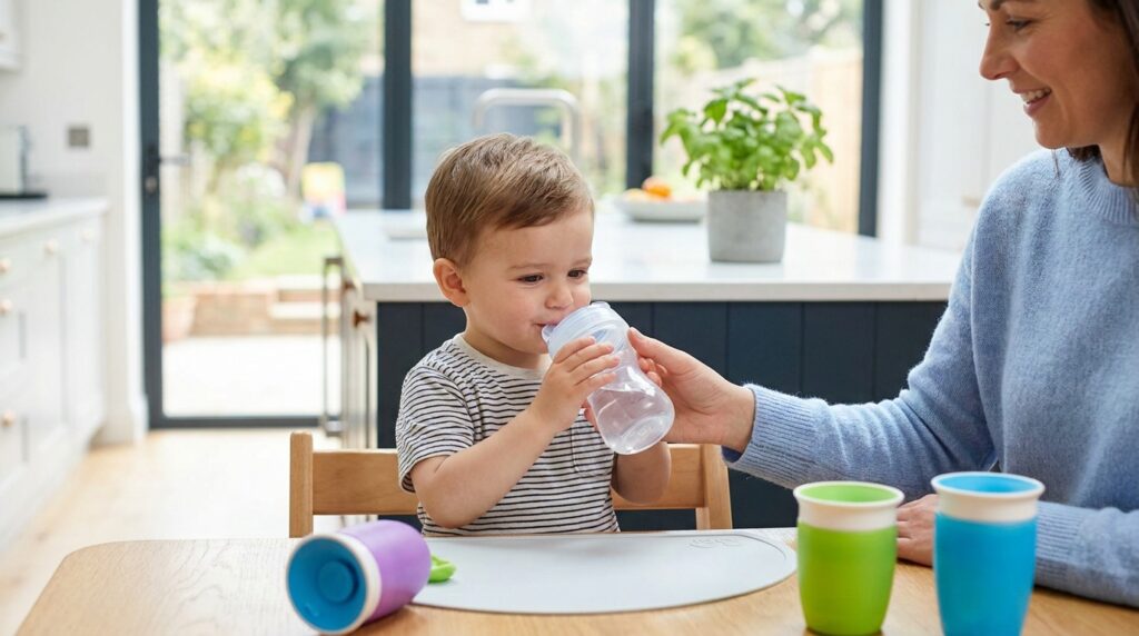 Cara Melatih Anak Autis Minum dari Gelas Tanpa Tumpah