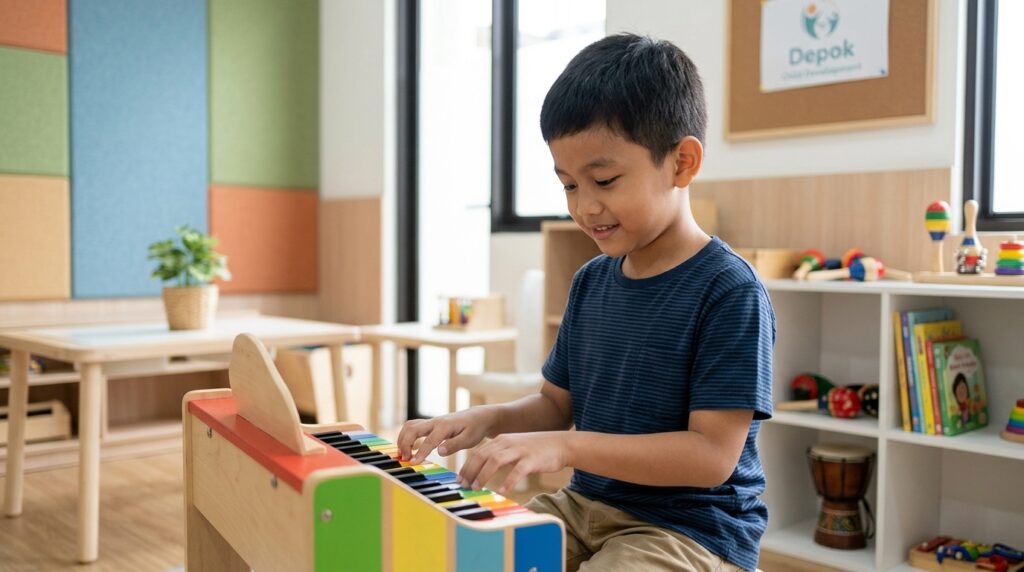 Terapi musik untuk anak autis di Depok