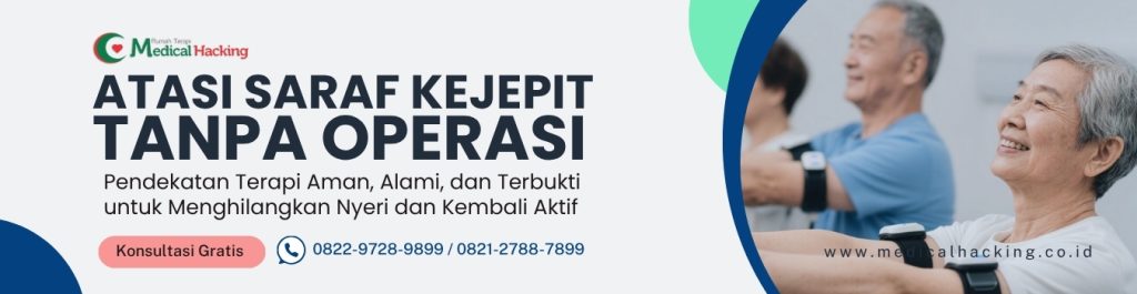 ciri ciri syaraf kejepit